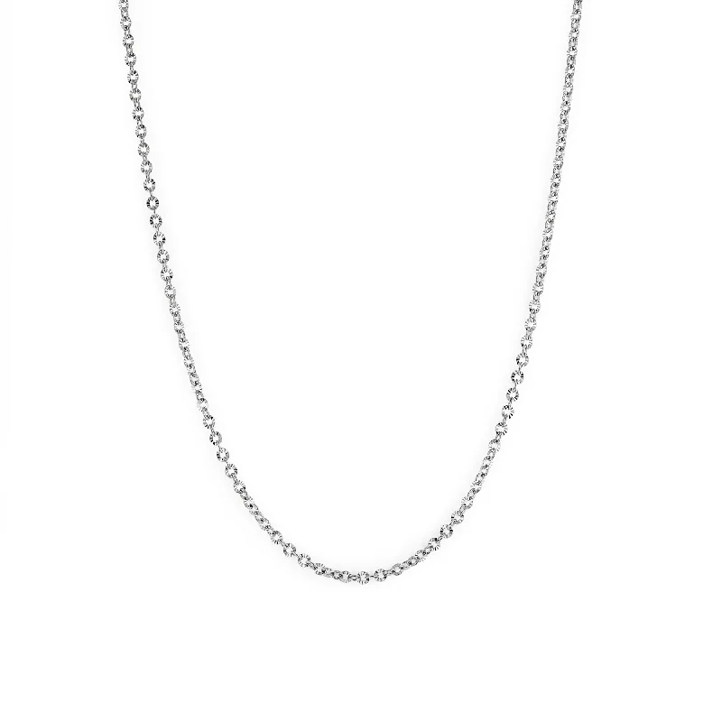 Pendant necklace for women-Kate Chain Silver