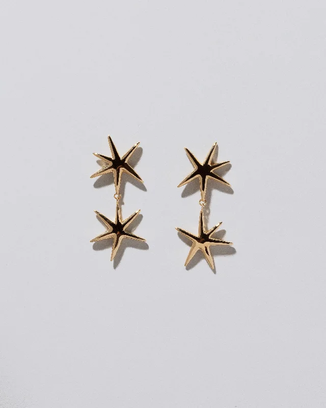 Elegant stud earrings for women-Verve Star Drop Earrings