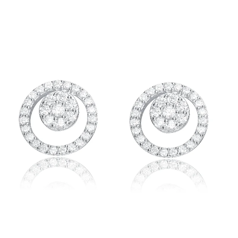 Luxury hoop earrings for women-Caroline Midi Round Earrings