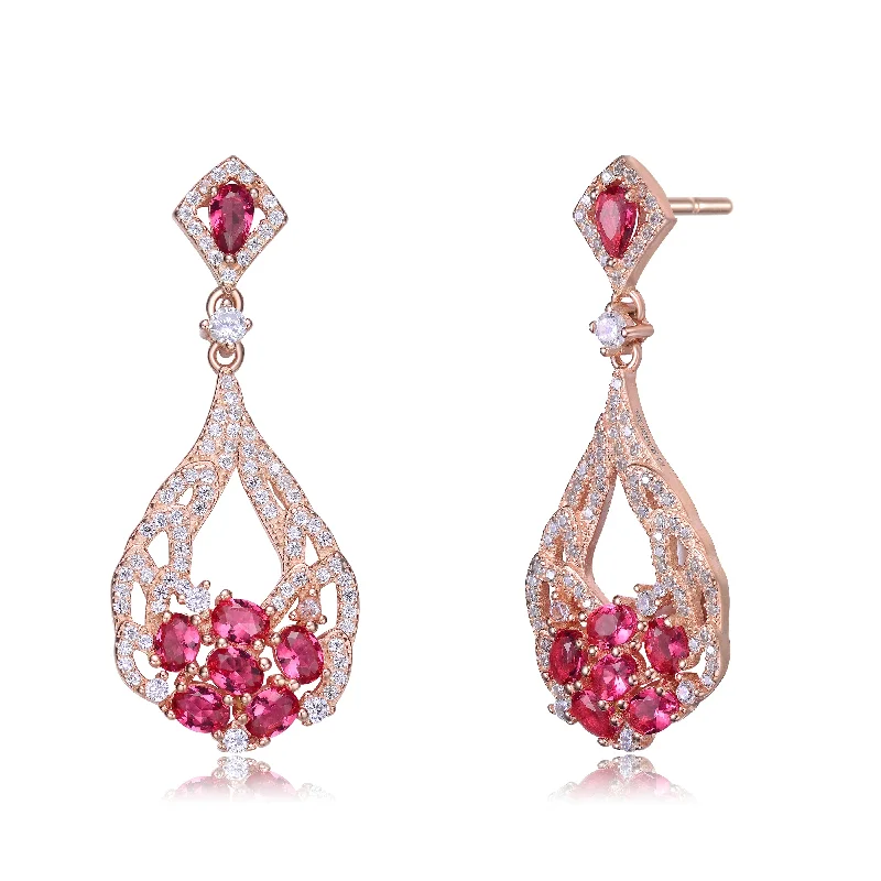 Statement earrings for women-Régine Chandelier Earrings