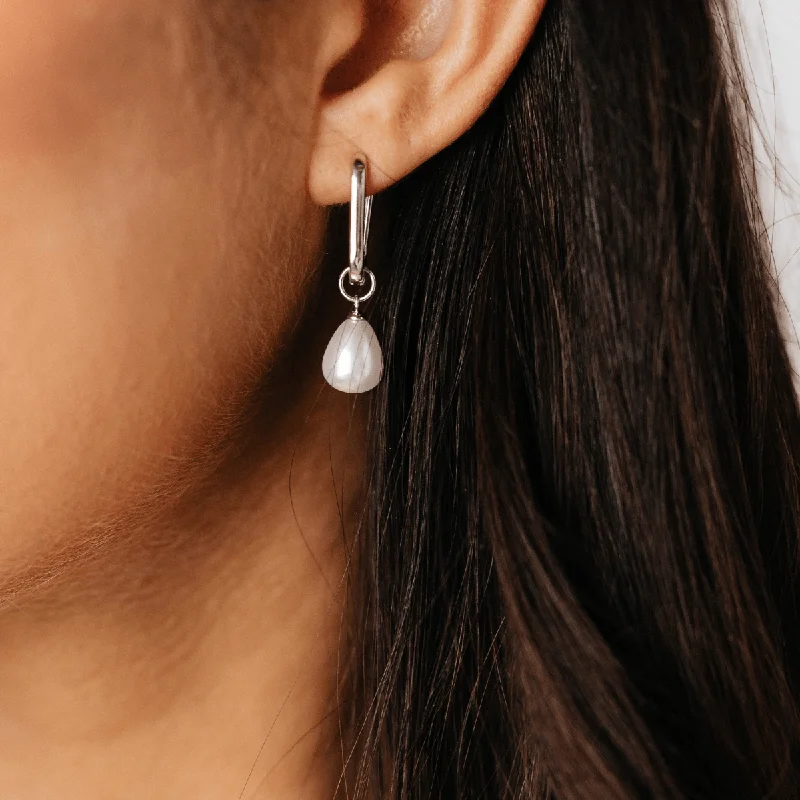 Chandelier earrings for women-Maggie Earrings (Silver)