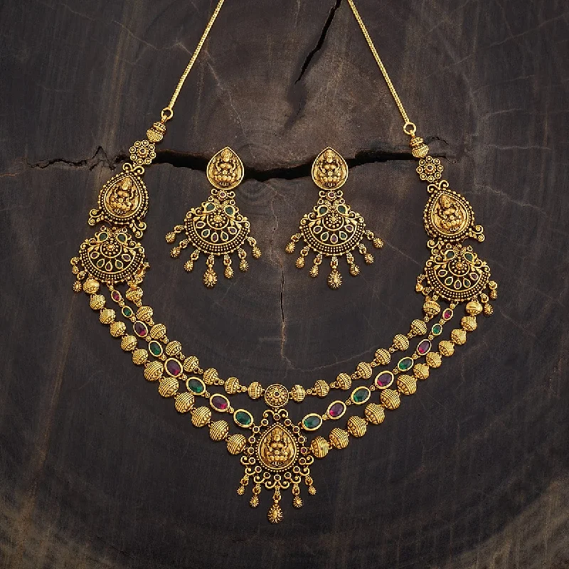 Layered necklace for women-Antique Necklace 170564