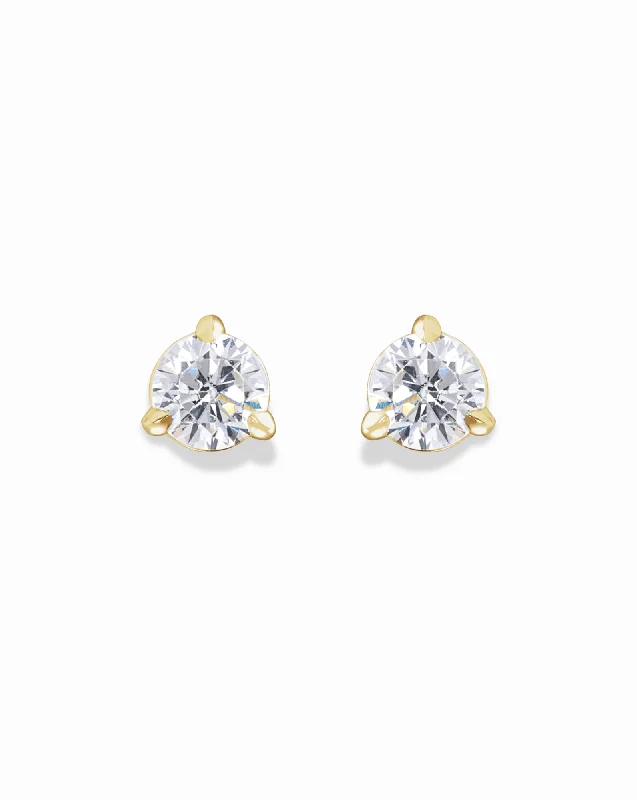 Unique earrings for women-14k Diamond Stud Earrings