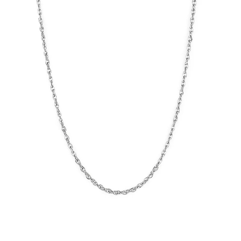 Vintage necklace for women-Jessy Chain Silver