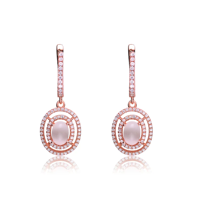 Wedding earrings for women-Isabelle Frosty Cubic Zirconia Earrings