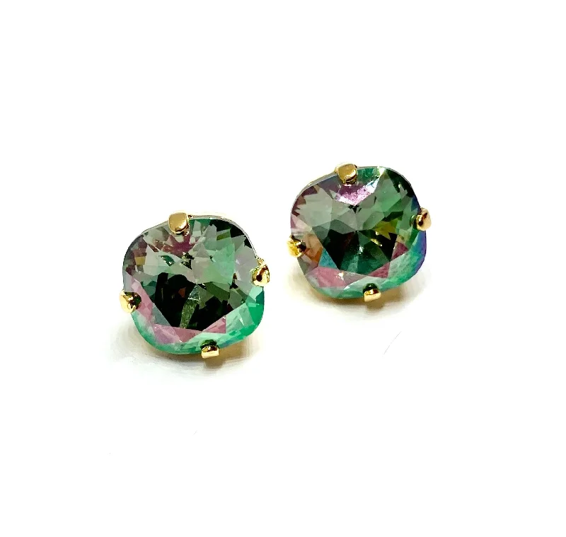 Statement earrings for women-limited edition earrings . SMALL dazzling swarovski studs