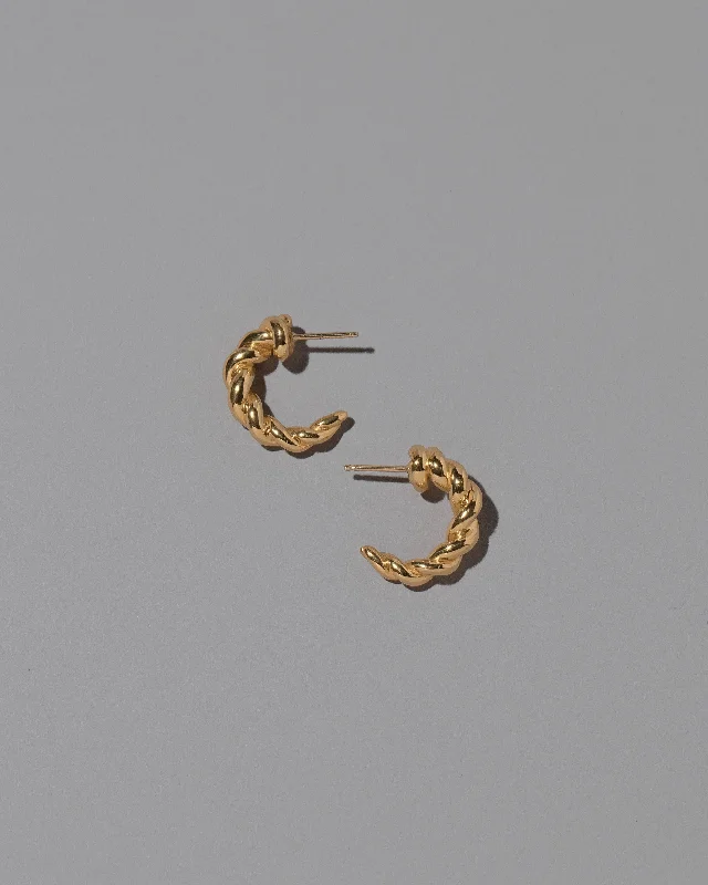 Party earrings for women-Foothill Hoop Earrings - Solid Gold