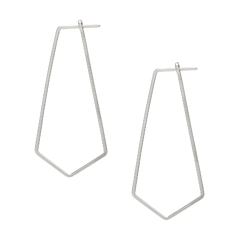 Classy earrings for women-Minimal Hoop - Prism