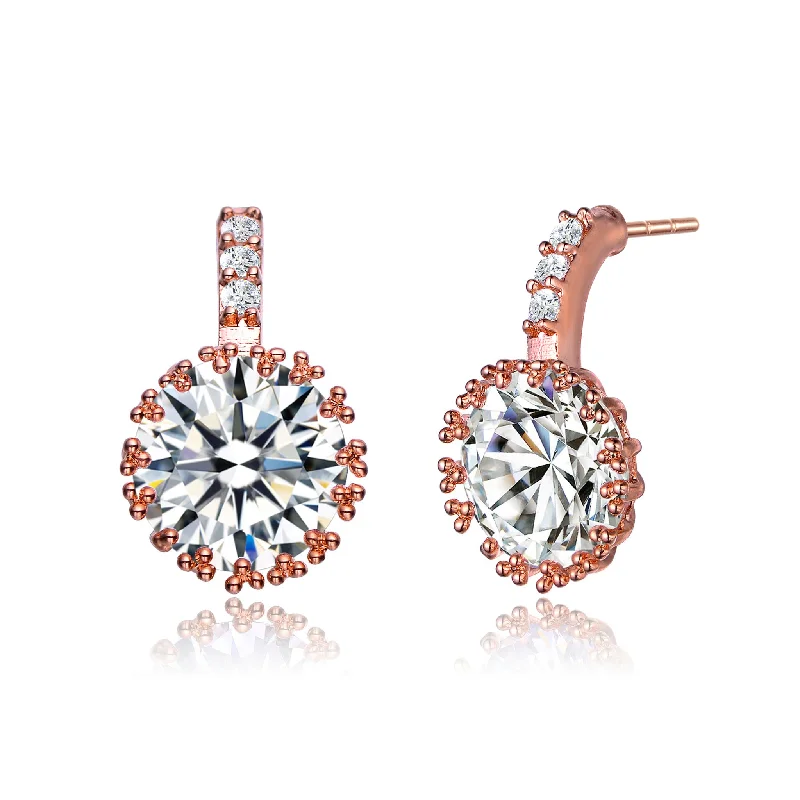 Birthstone earrings for women-Marie Classic Half Drop Earrings