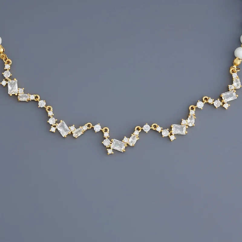 Layered gold necklace for women-Trendy Necklace 180198