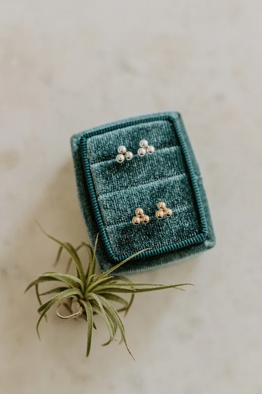 Stud earrings for women-Dot Stud Earrings