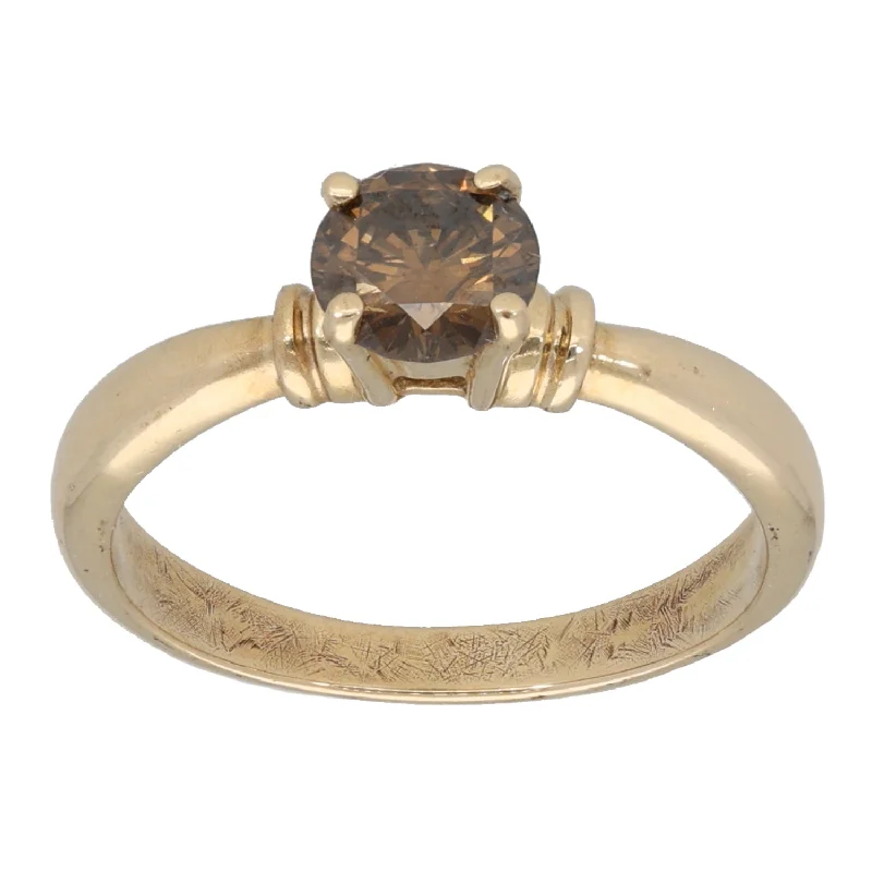 Engagement rings with a vintage feel for women-9ct Gold 0.45ct Diamond Solitaire Ring Size K