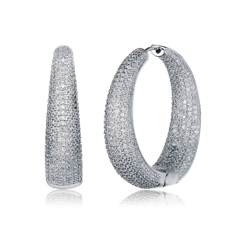 Bold earrings for women-Raquelle Hoop Earrings