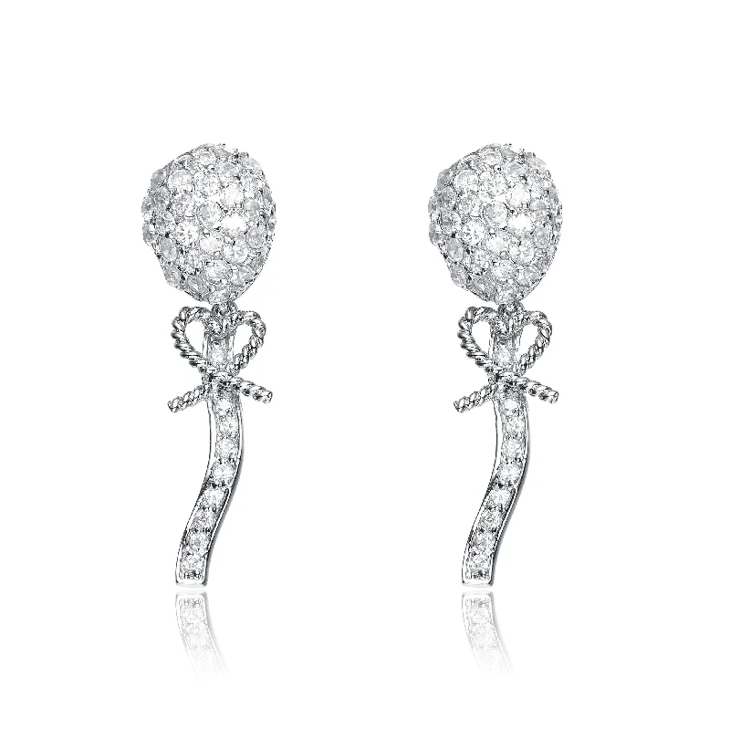 Pearl earrings for women-Elise Plated Drop Earrings