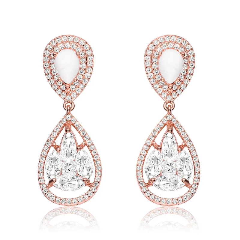 Elegant earrings for women-Constance Maxi Teardrop Earrings