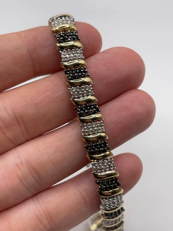 Custom gemstone bracelet for women-9ct gold diamond bracelet