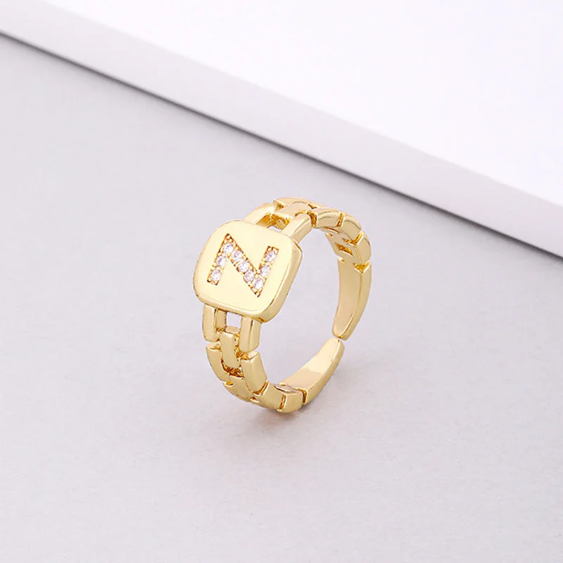 Z Letters Ring