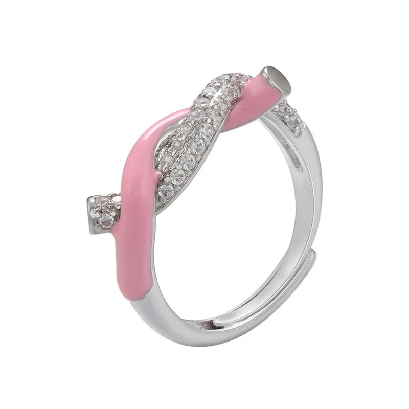 White Gold Color Pink