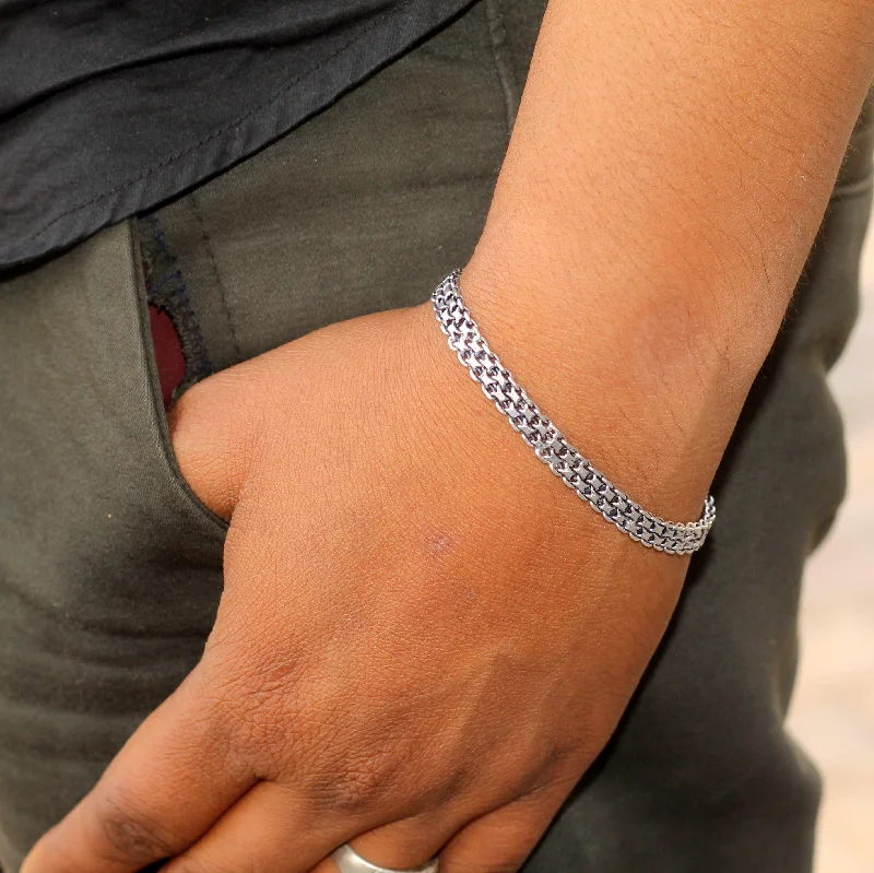 Sterling silver bracelet for women-German Silver Bracelet