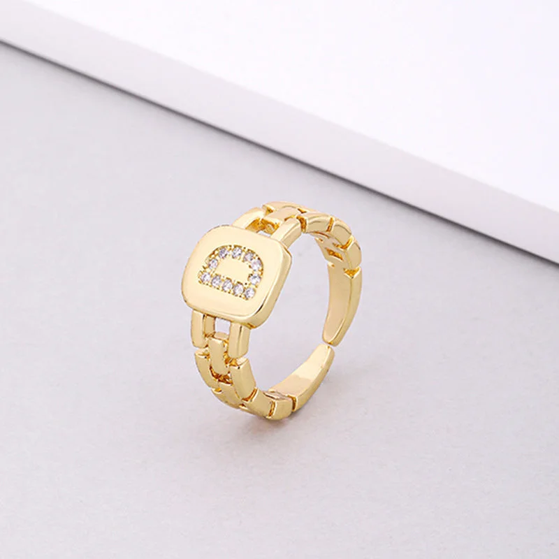 D Letter Ring