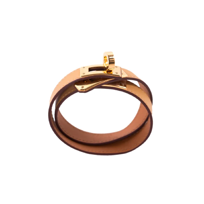 Chunky bracelet for women-Hermès Kelly Double Tour Bracelet