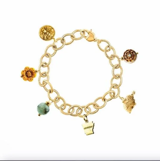 Gemstone bracelet for women-Create Your Own Charm Bracelet